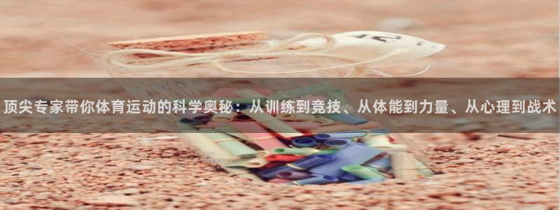vsport体育在线官网：顶尖专家带你体育运动的科学奥秘：从训练到竞技、从体能到力量、从心理到战术